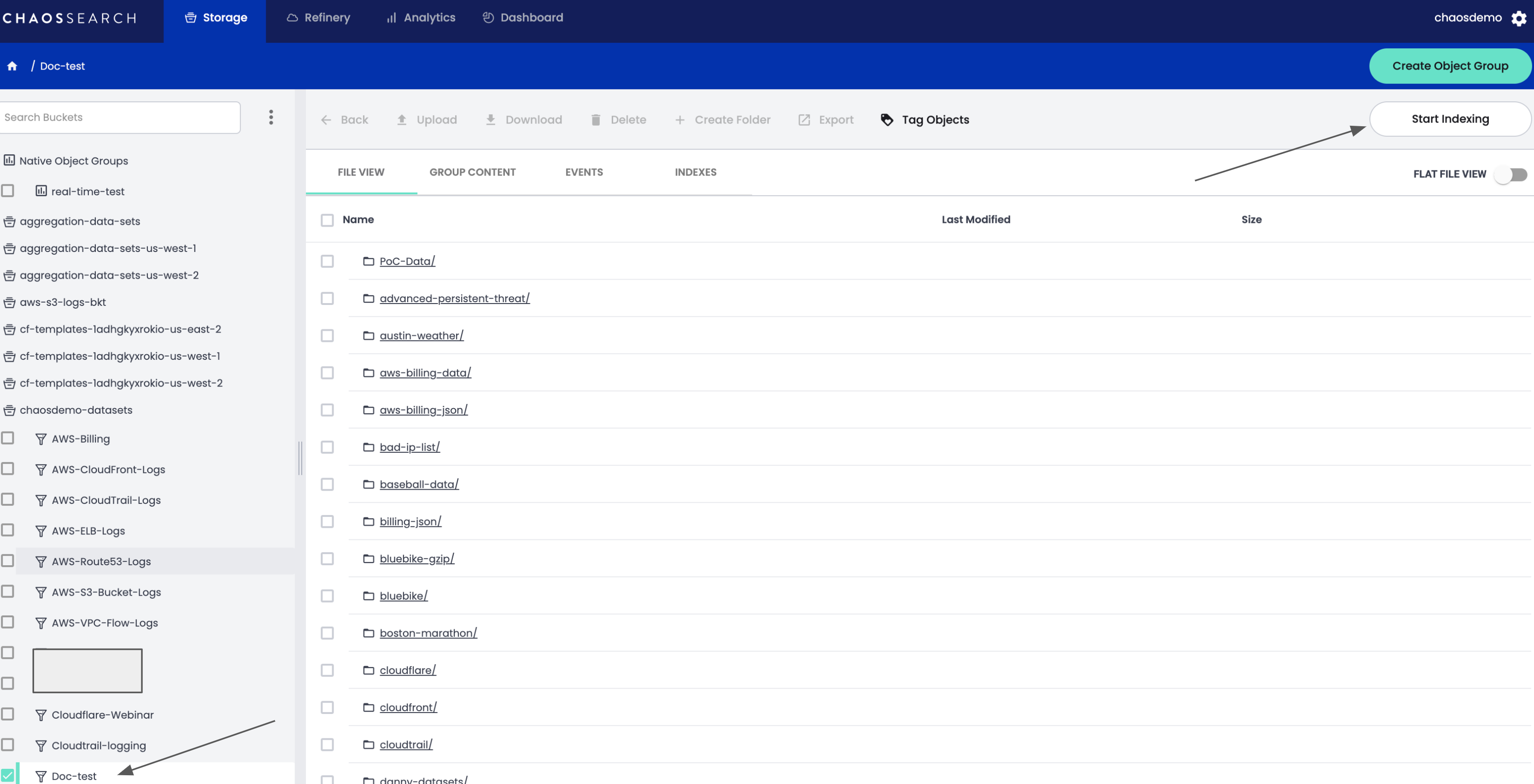 Indexing Your Data