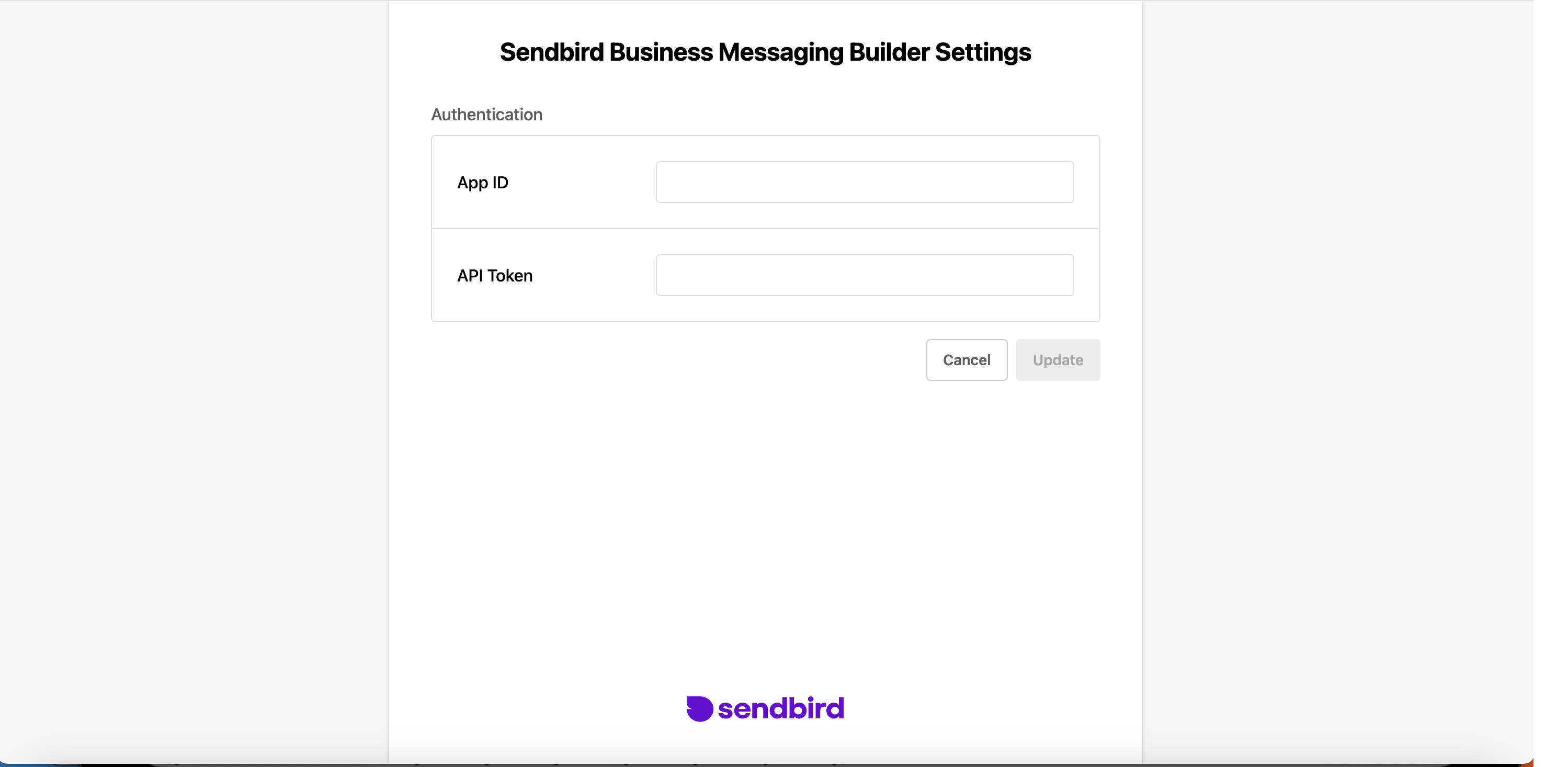 Sendbird Authentication