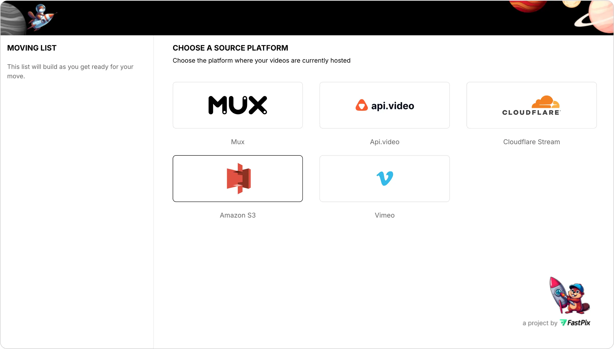 Importing videos to FastPix from S3