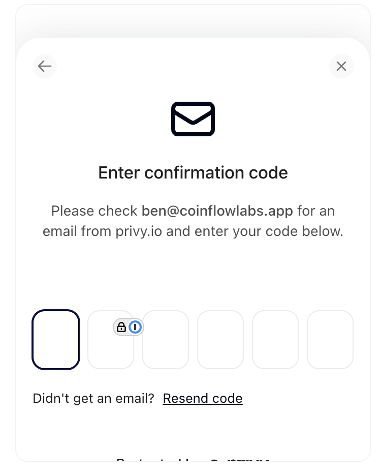 User is prompted to enter 2FA code - session is saved for repeat purchases