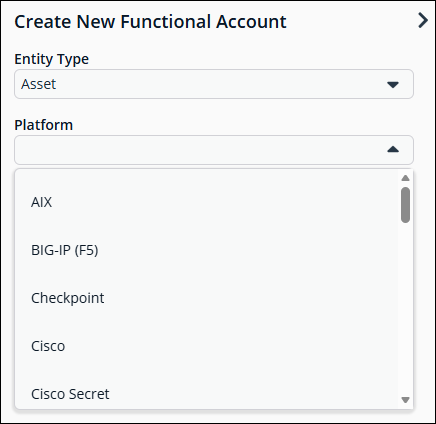 Create new functional account