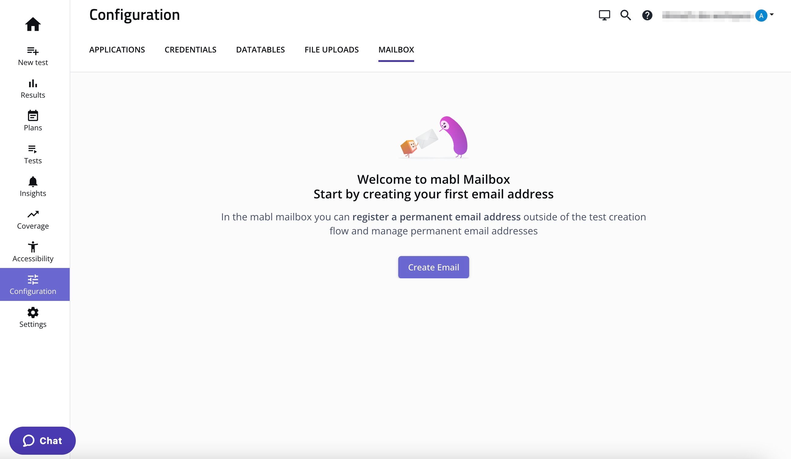 The Mailbox page