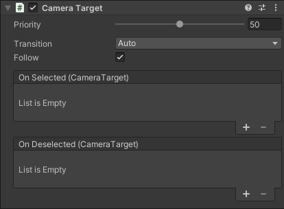 Camera Target Component