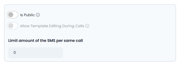 Screenshot of the optioinal settings