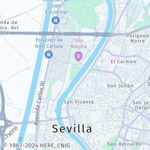 Sample map with no environmental zones