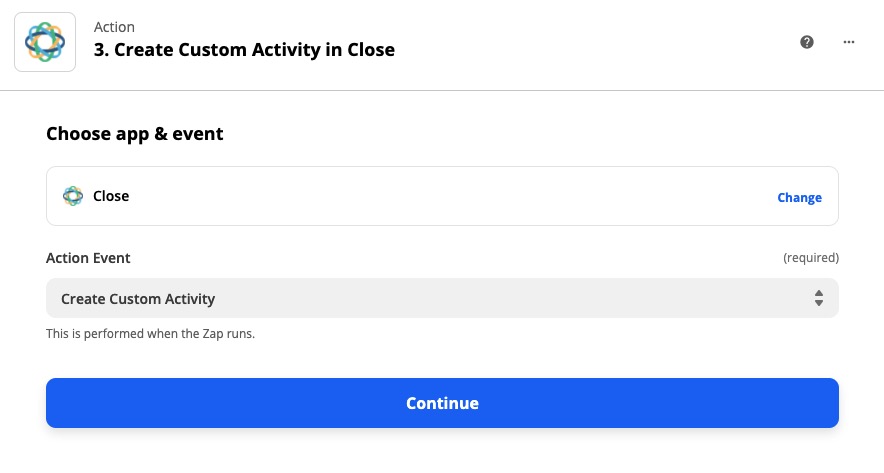 Create Custom Activity in Close