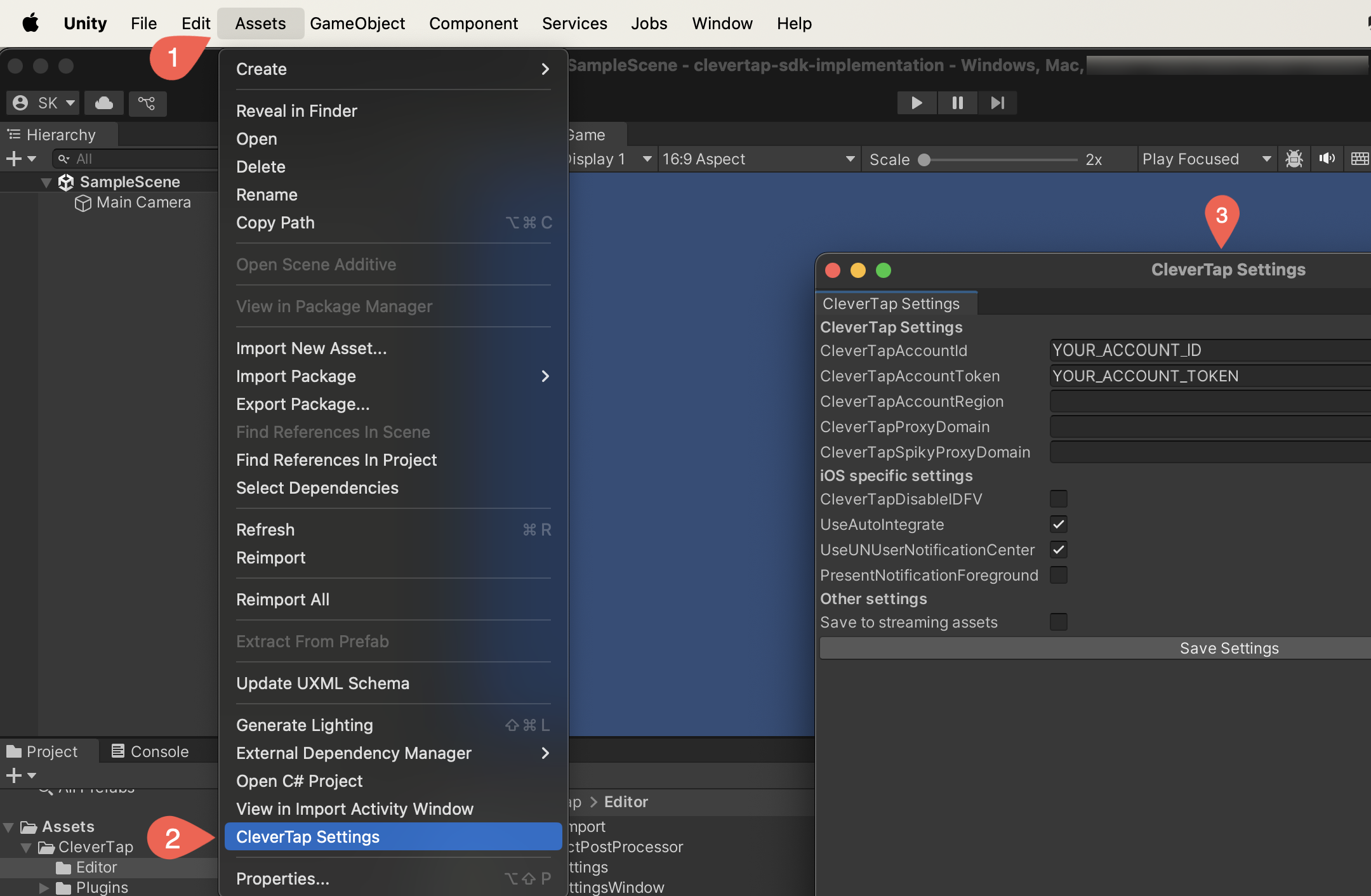 Set Up the Unity SDK