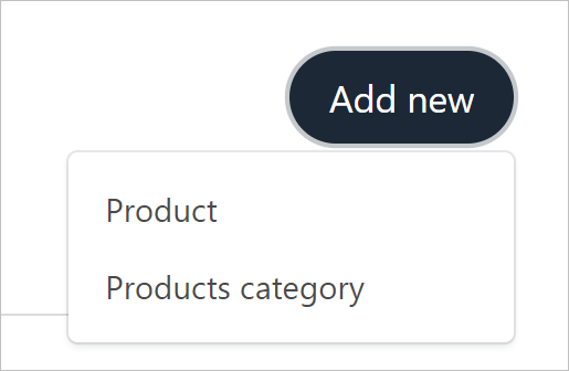 Add new product category