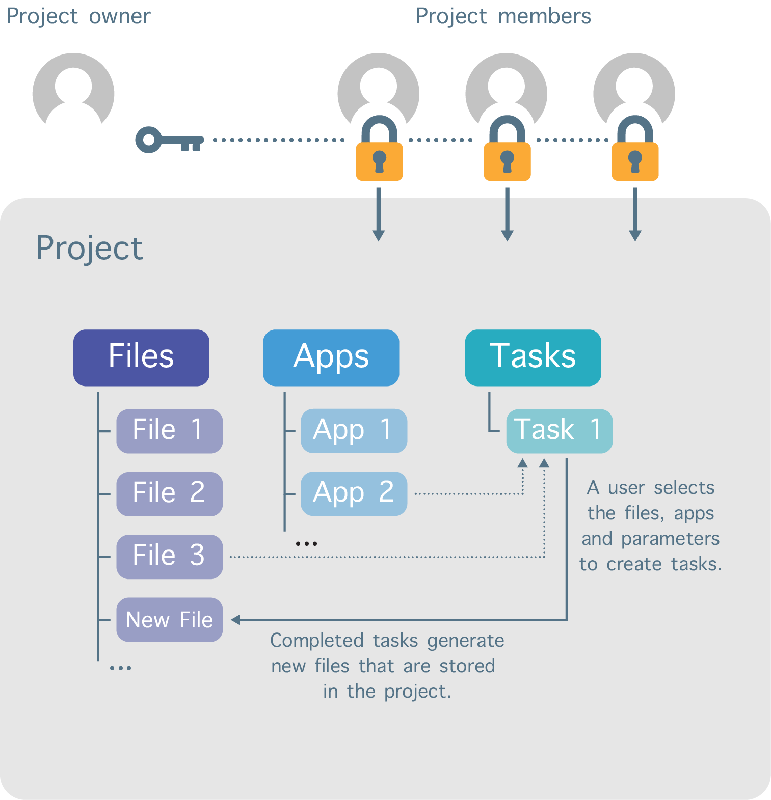 Project organization structure