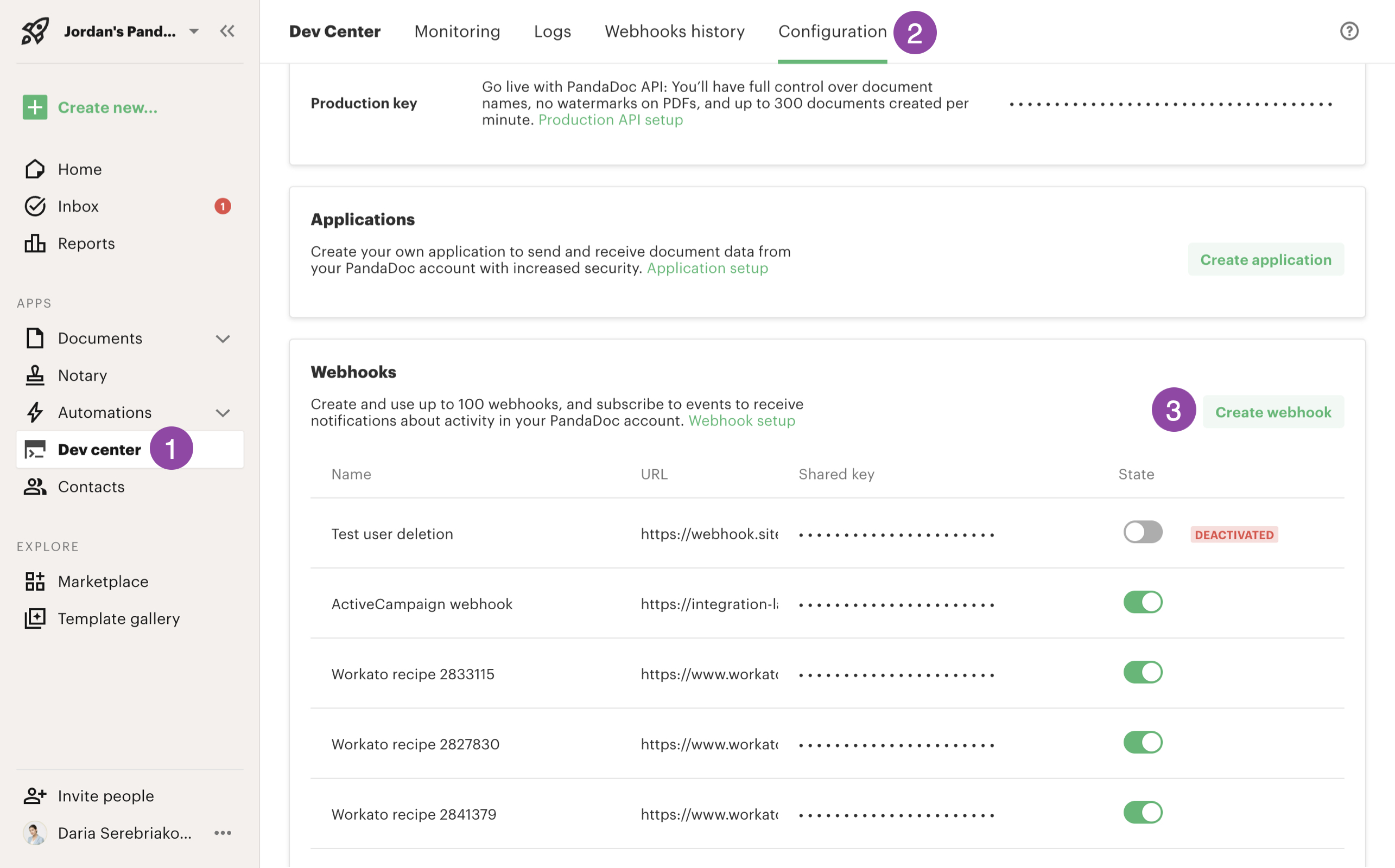 How to create a webhook with 1 LINE OF CODE