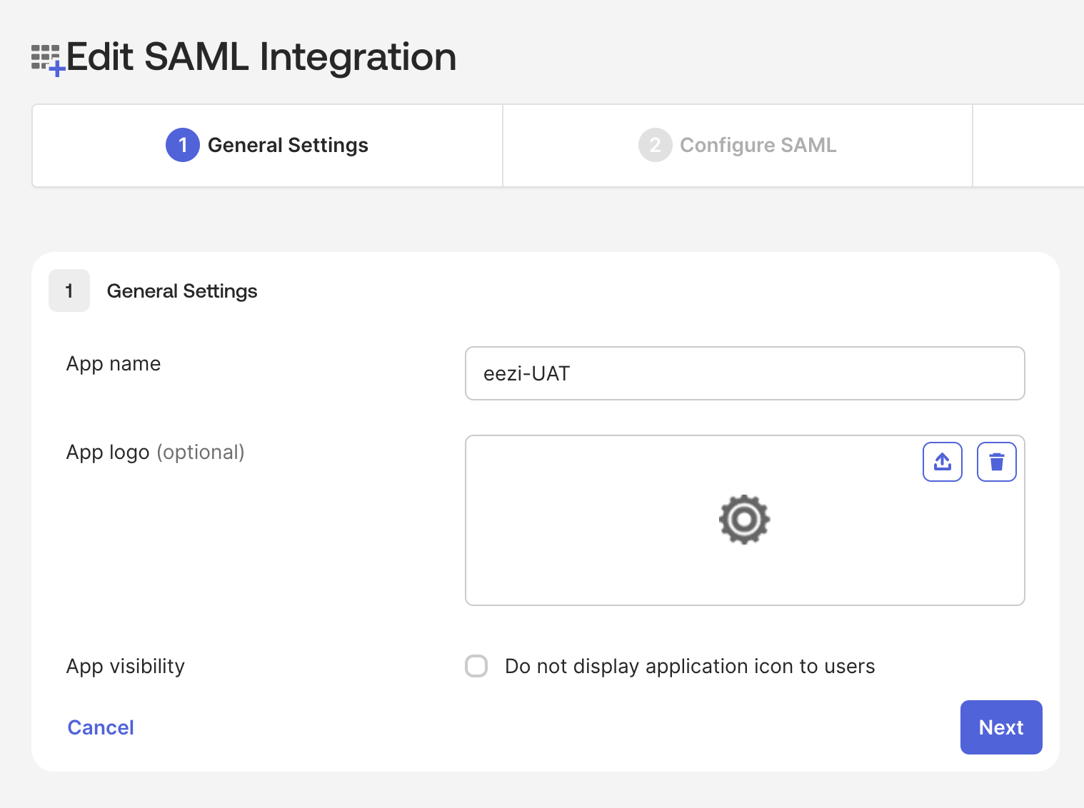 Name App integration