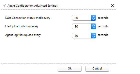 Agent Configuration Advanced Settings