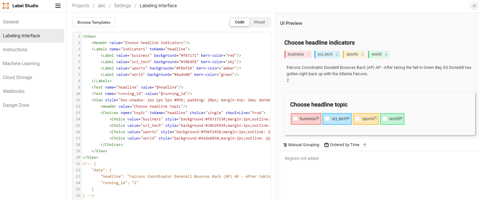 Screenshot of the new record export modal, in which you can fully customize the data you want to download.
![