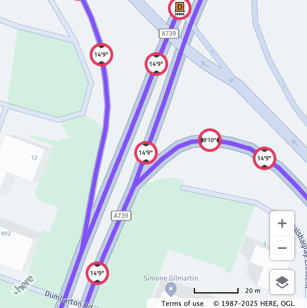 Before applying the vehicle profile