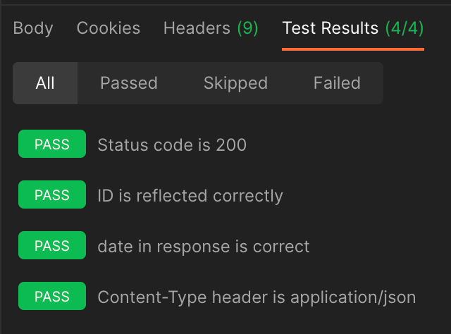 Callback Test Results