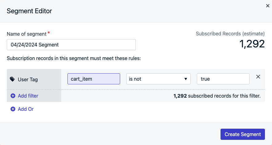 Segment Editor