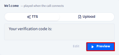 Screenshot with the Preview button