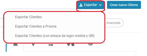 Exportar clientes wispro