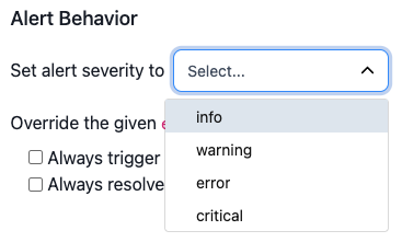 Set alert severity using Event Orchestration