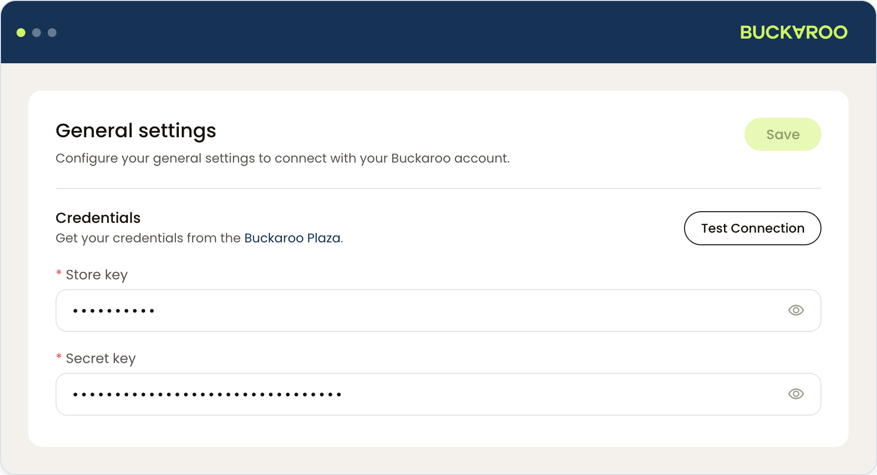 BigCommerce credentials