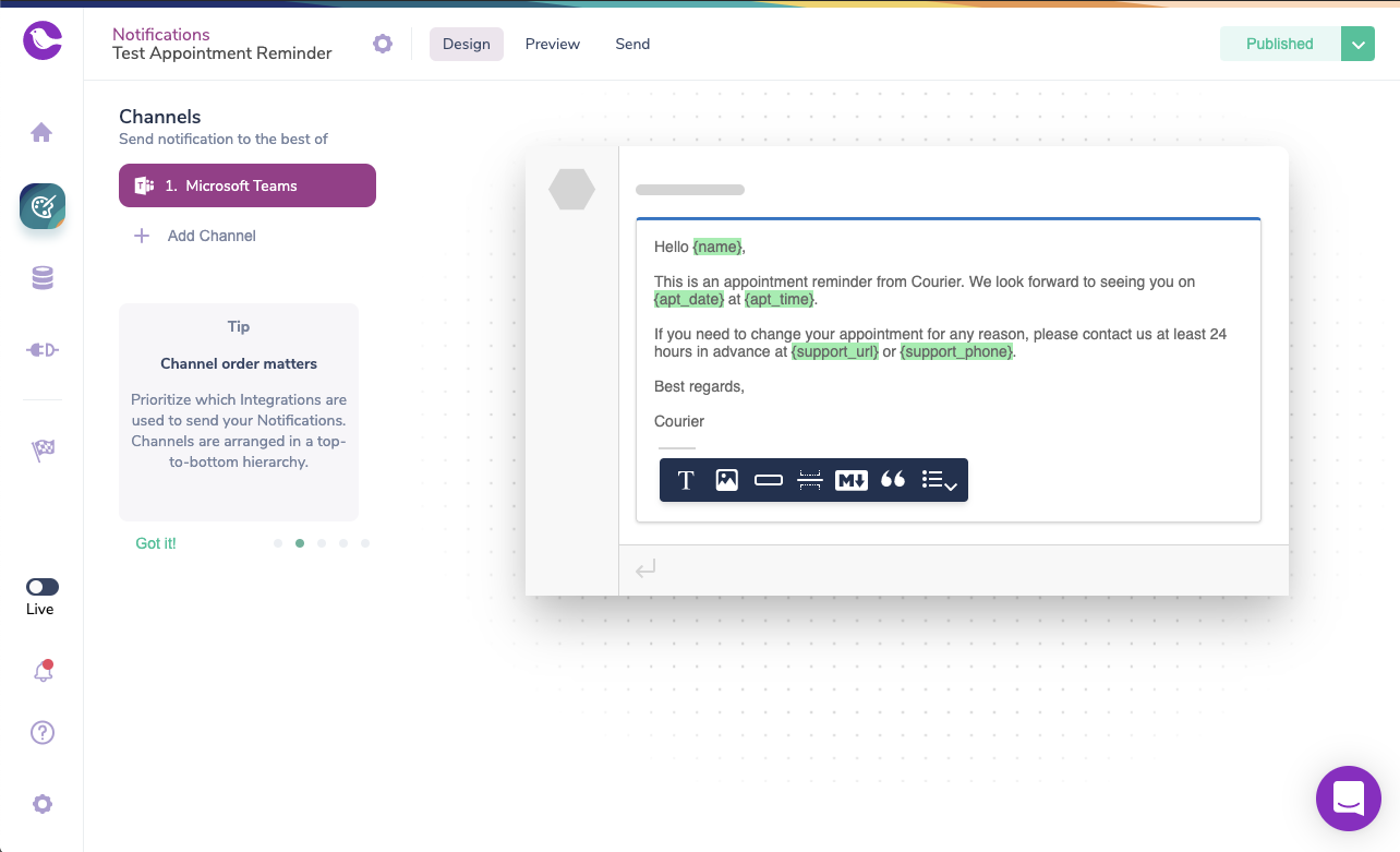 Notification Design View with Block.png Notification Design View with Block