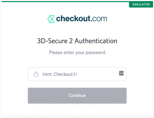Enter **Checkout1!**