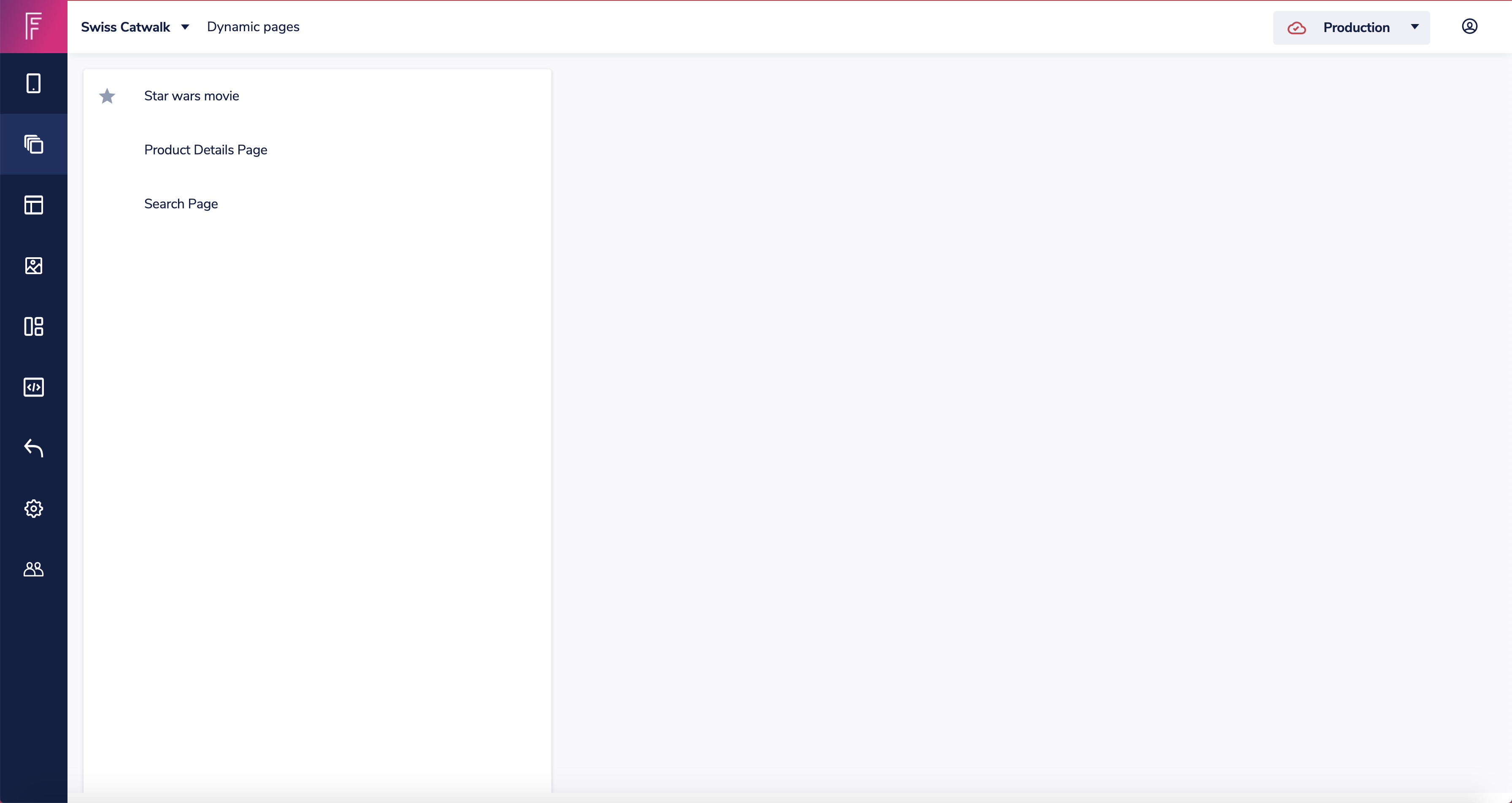 Dynamic pages opening screen.png