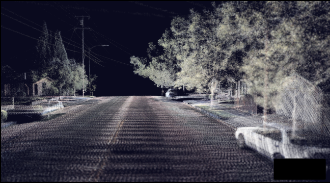Lidar by HERE vehicle