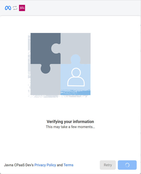 Figure 23: Verifying your information.