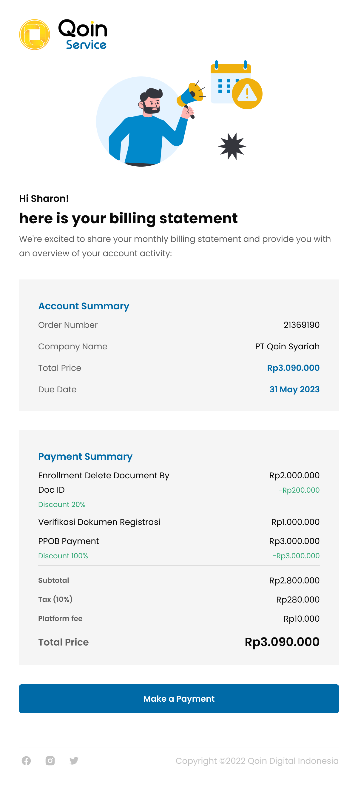 Example Bill