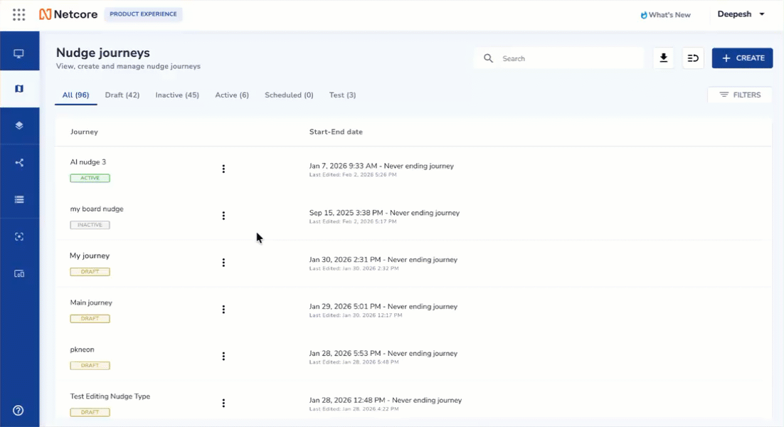 Duplicate a Nudge Journey to the Same App