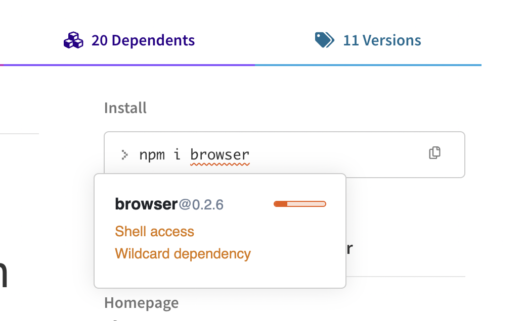 Socket Dependency Overview