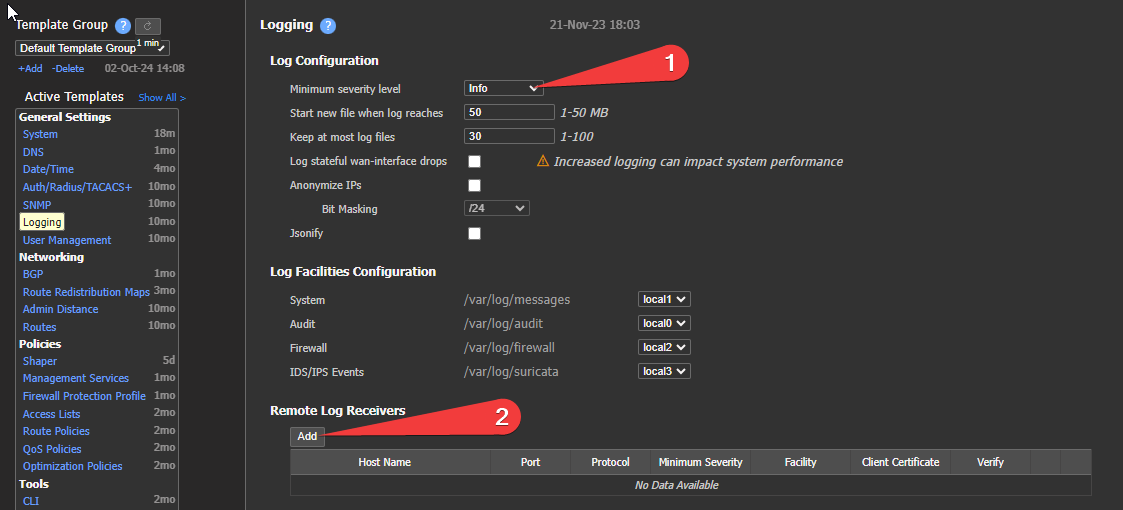 Logging Template