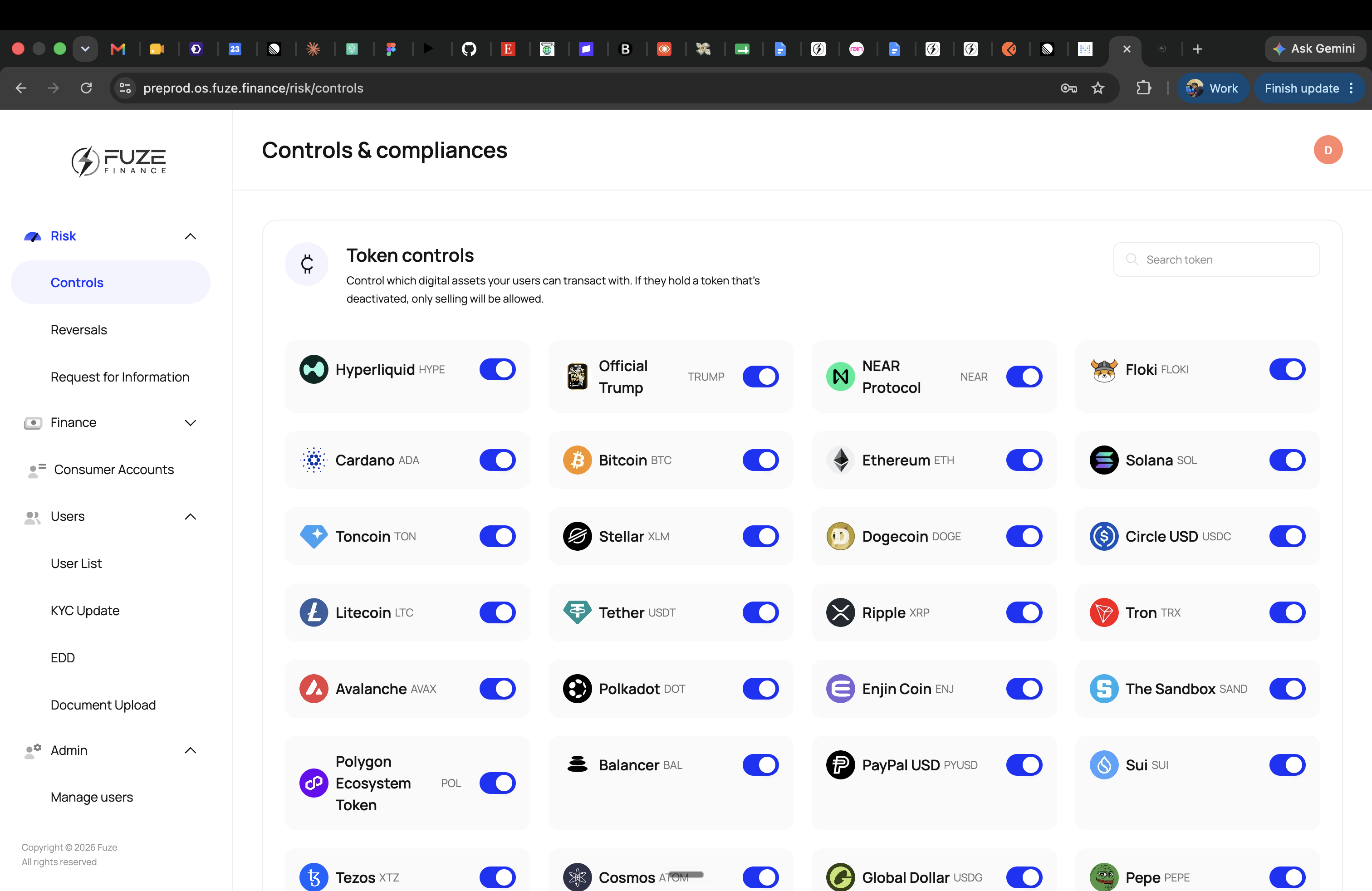 The Fuze Business dashboard — one balance, with recent payouts across several countries.