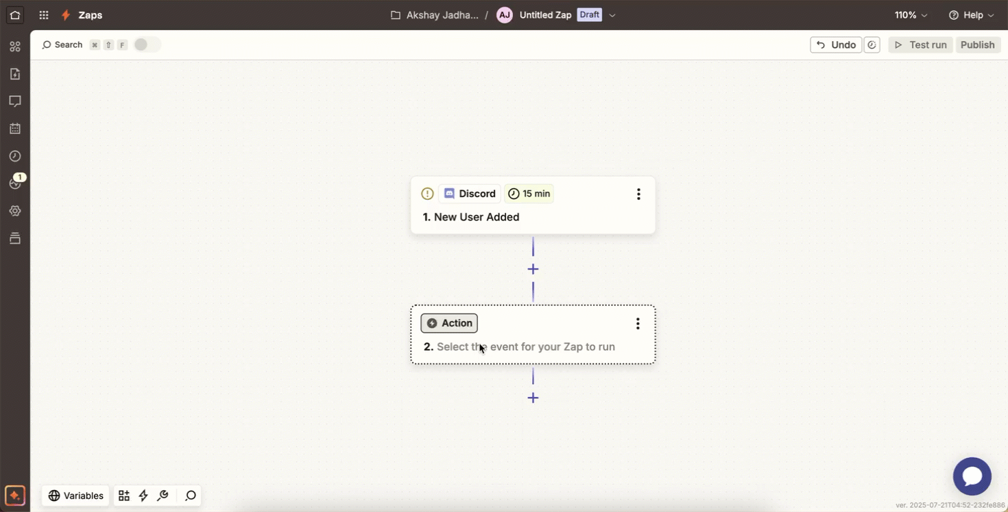 Configure the Action