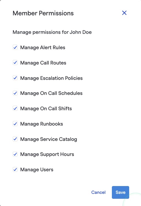 Team-level permissions