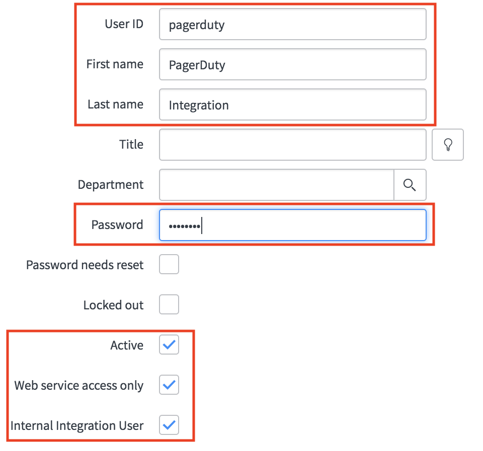 PagerDuty user information