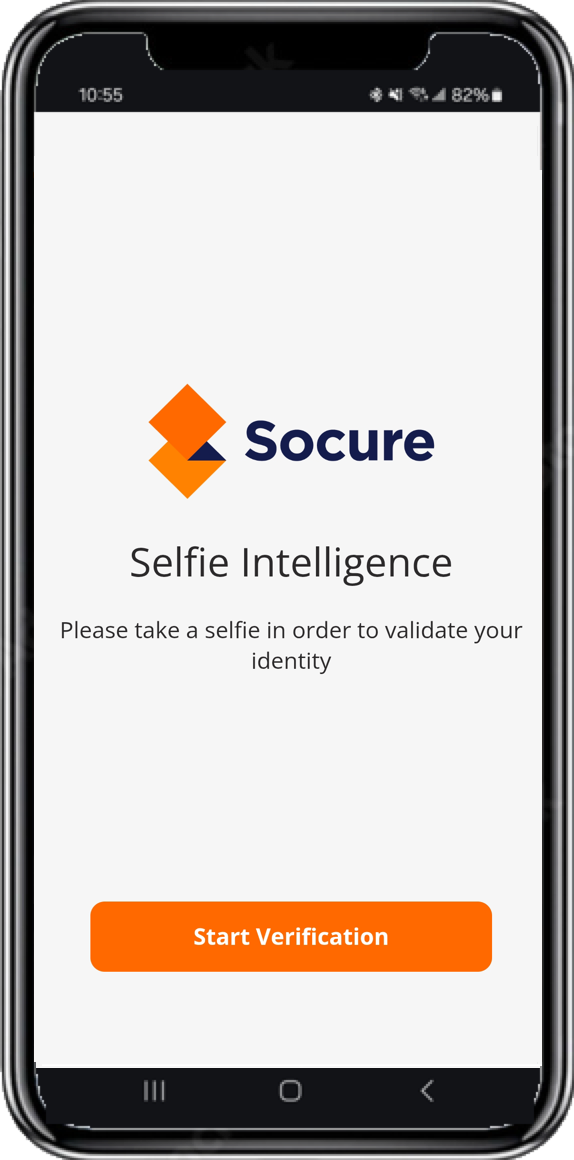 Splash Screen: The first screen the consumer sees when they are redirected to the Capture App flow.