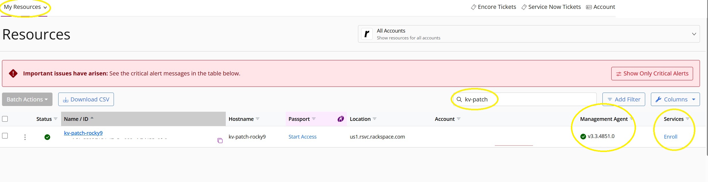Resource UI Enroll