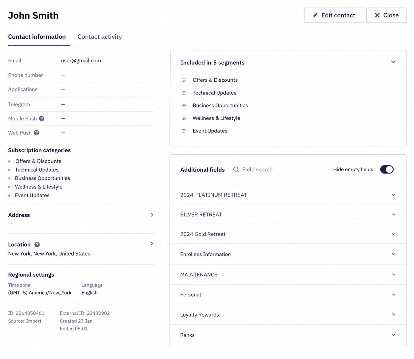360-degree customer view