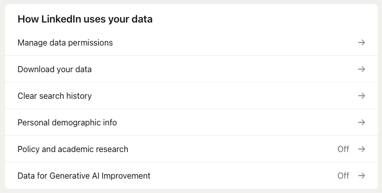 How LinkedIn uses your data