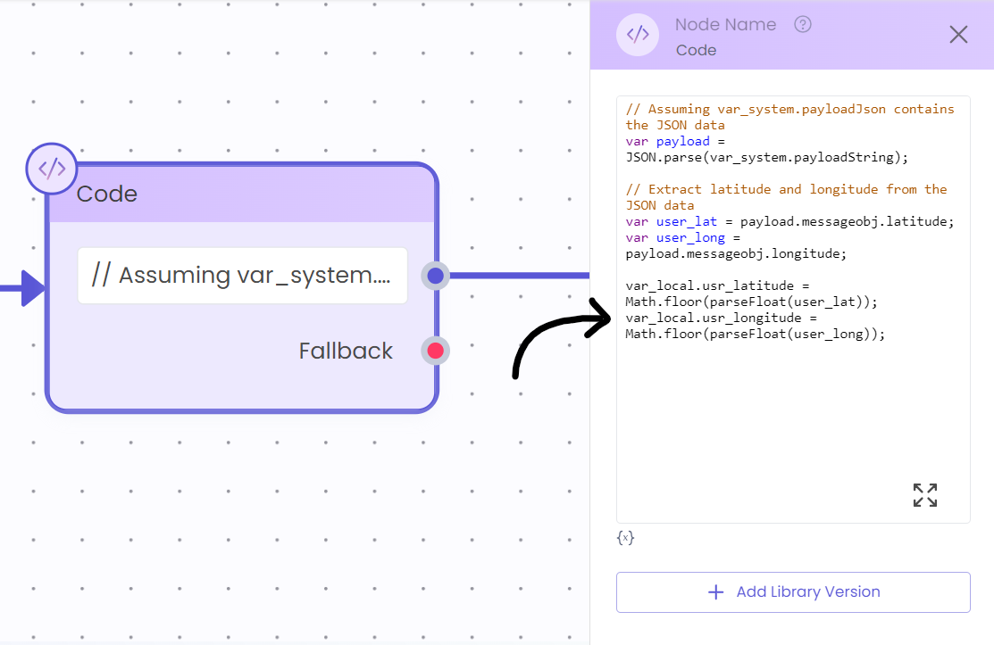 code where only integer value is taken