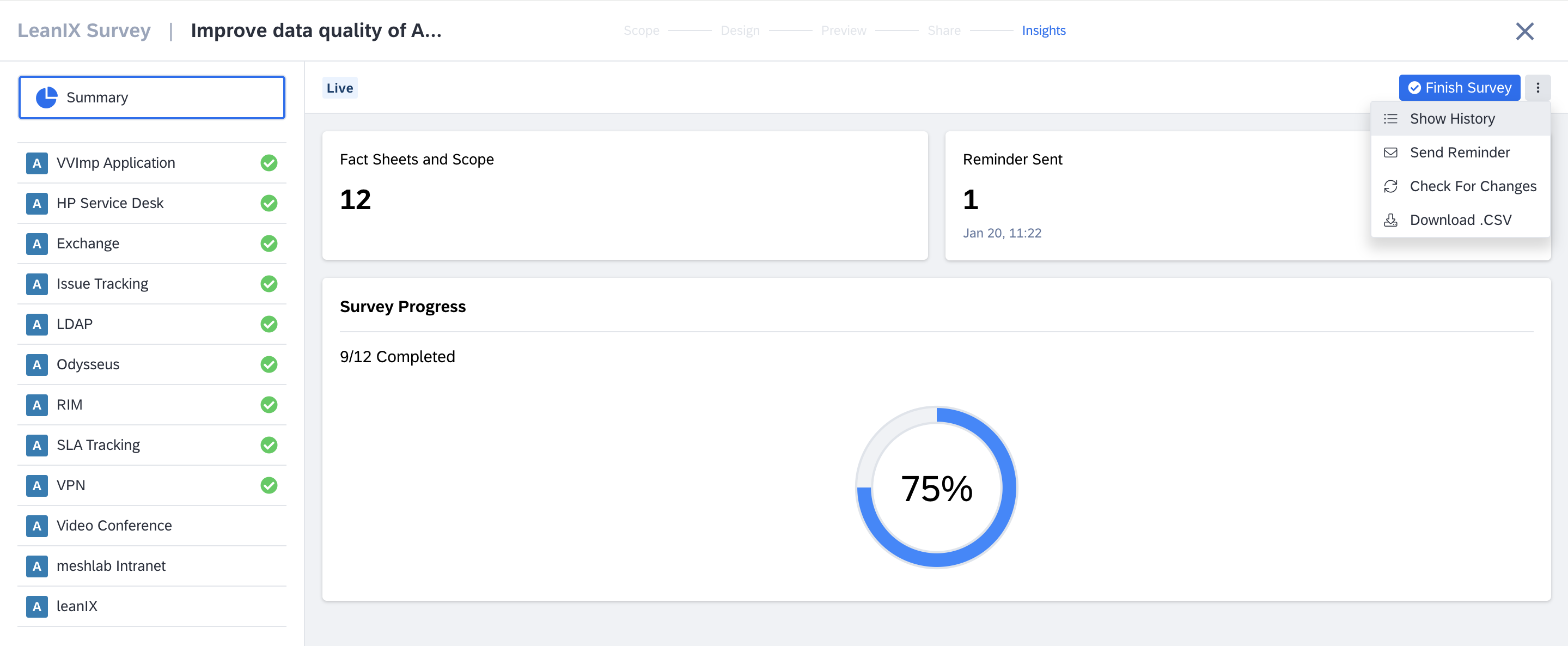 Viewing Survey Results