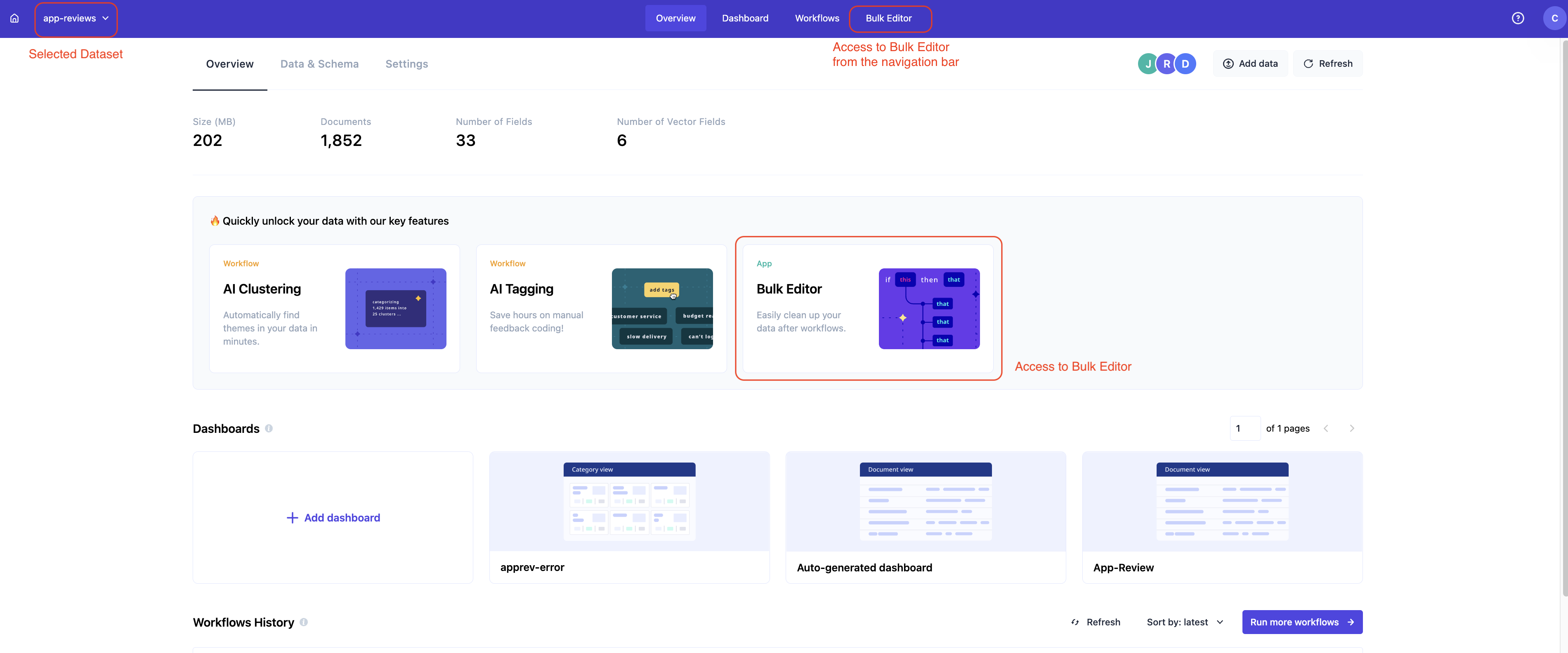 Relevance AI - Access Bulk Editor