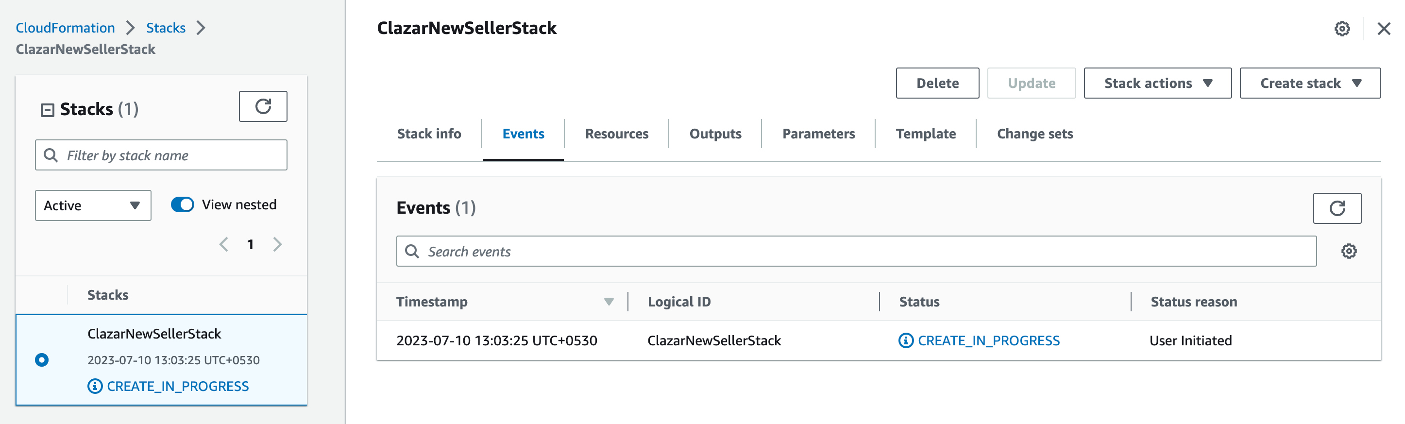 CloudFormation Stack