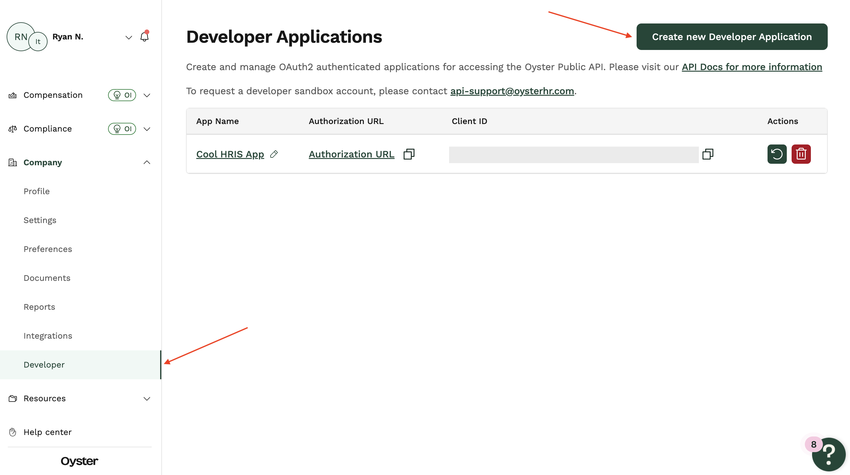 Developer applications page with arrows.png