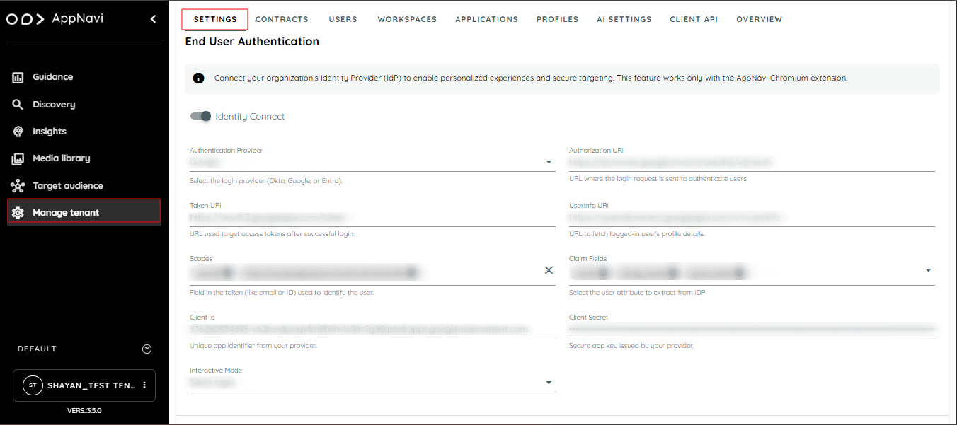 End User Authentication