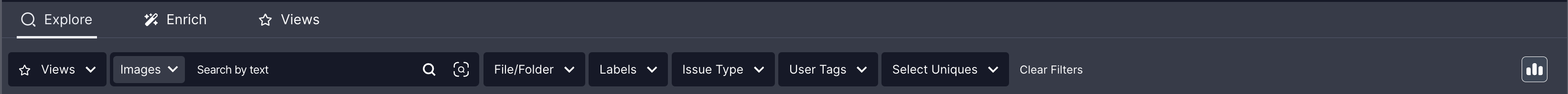 Filtering Panel