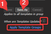 Shortcut to Apply Template Groups