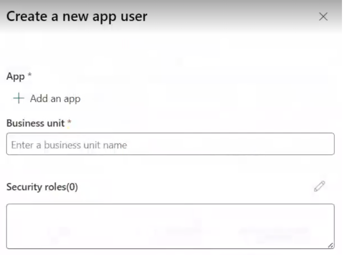 New App User